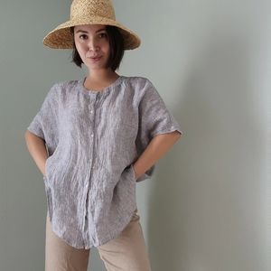 100% linen tunic